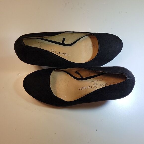 CHINESE LAUNDRY ROUND TOE SUEDE HIGH HEEL PUMP SHOES - Picture 12 of 15